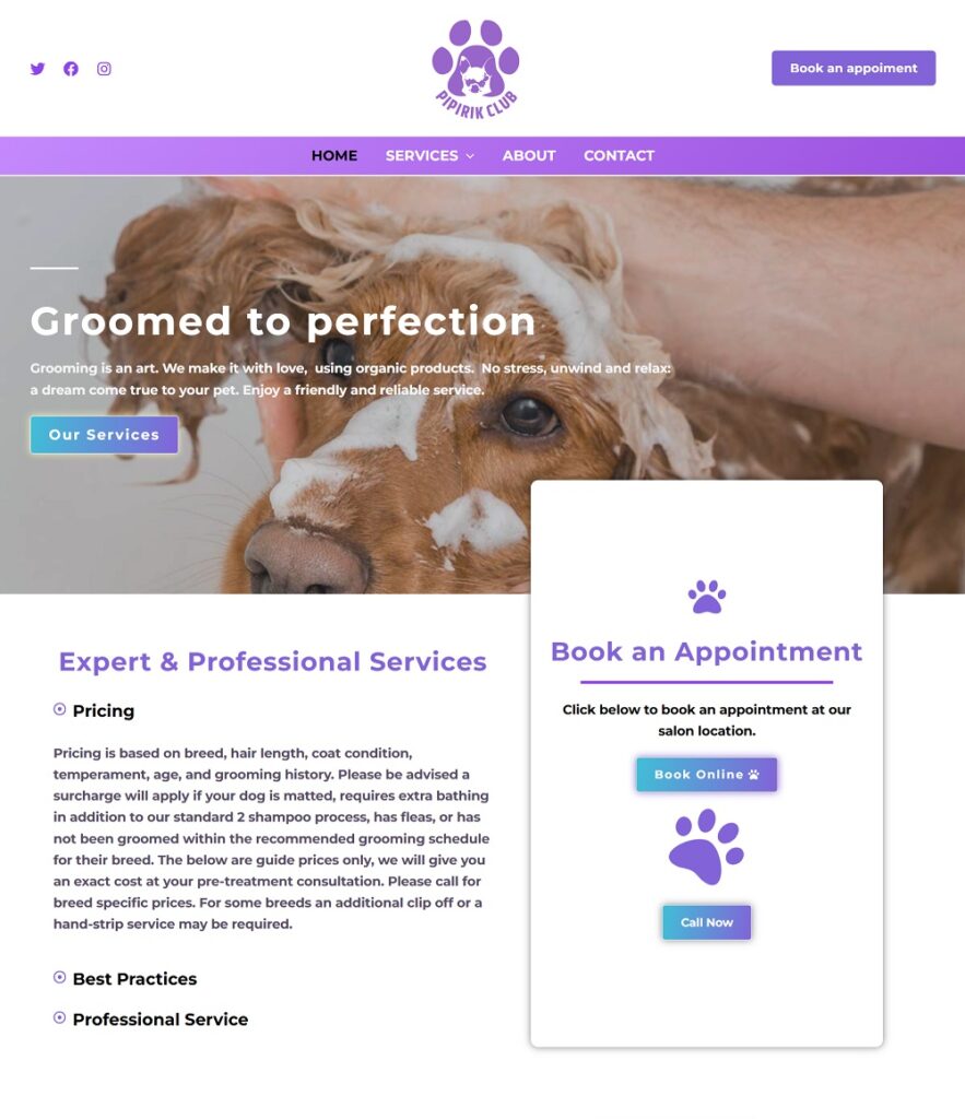 Posh Paws Parlor | Arroba Consulting